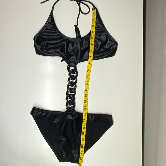 Preowned | Le Doux | Punk Swimsuit | Black | Small - Picture 9 of 16